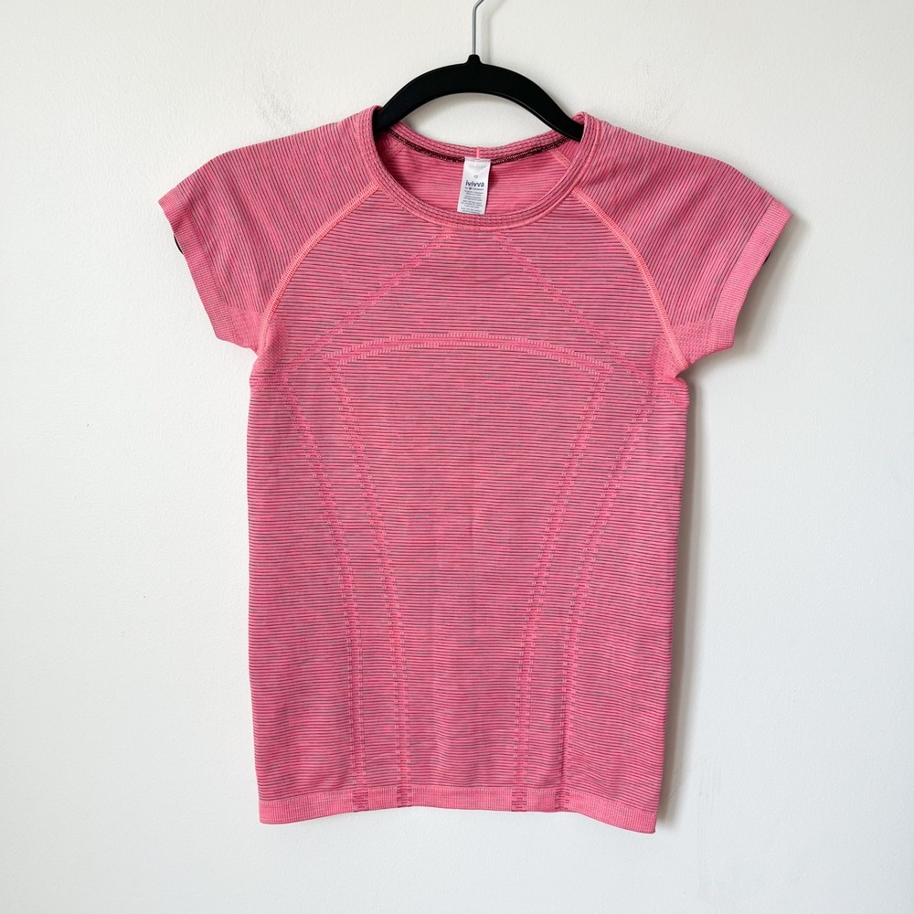 Ivivva Swiftly Tech‎ Top Girls 10 Heathered Pink